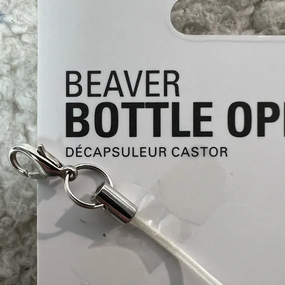 ☀️2/$14☀️Kikkerland Brown Beaver Bottle Opener with Keyring - Picture 4 of 5